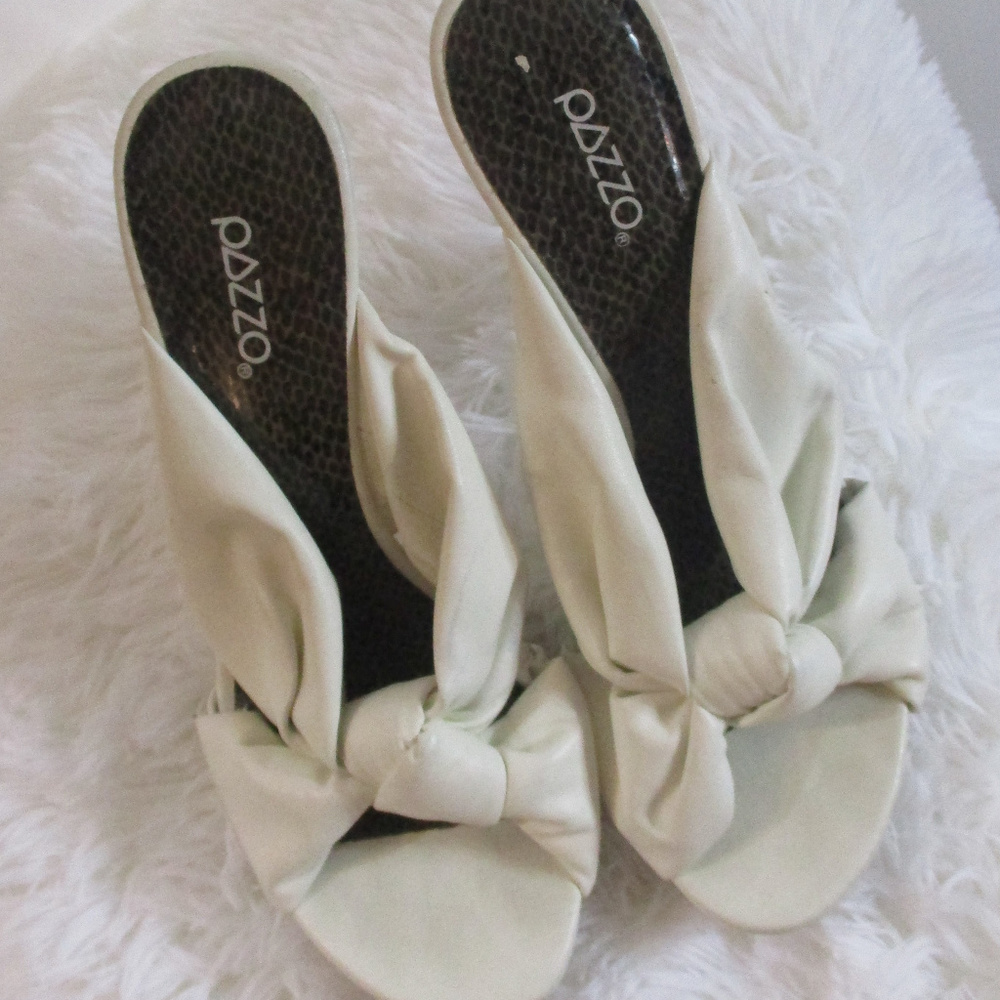 Pazzo White Platform Heel